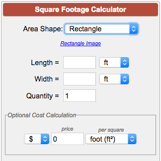 Square Footage Calculator, How To Measure Sq Foot For Flooring