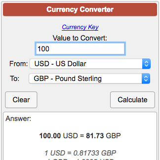 Pound sek 1 i British Pound