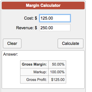 Gross profit deals calc