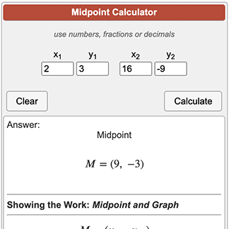 Midpoint Calculator