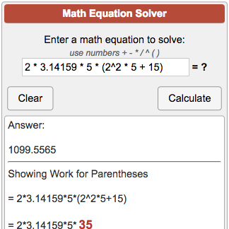 free math calculator with steps