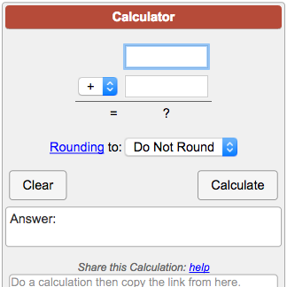 Two decimal deals place calculator