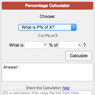 PERCENTAGE, HOW TO CALCULATE PERCENTAGE