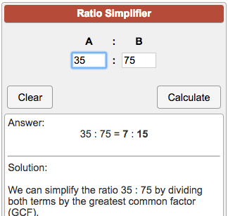 Ratio Simplifier