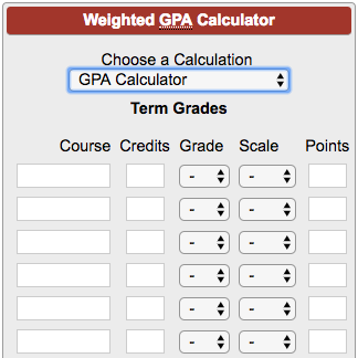 coin potato Assume Weighted GPA Calculator