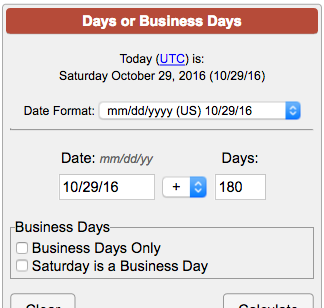 Date And Days Calculator Date And Business Days Calculator