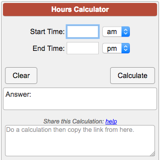 Tip-Touch Calc-Time Calculator 